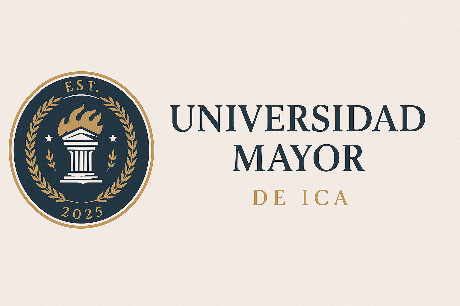 Logo Universidad Mayor de Ica